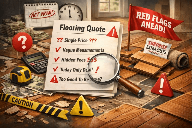 Flooring Pricing Red Flags: What to Watch for Before You Say Yes - Tennessee flooring guide and tips