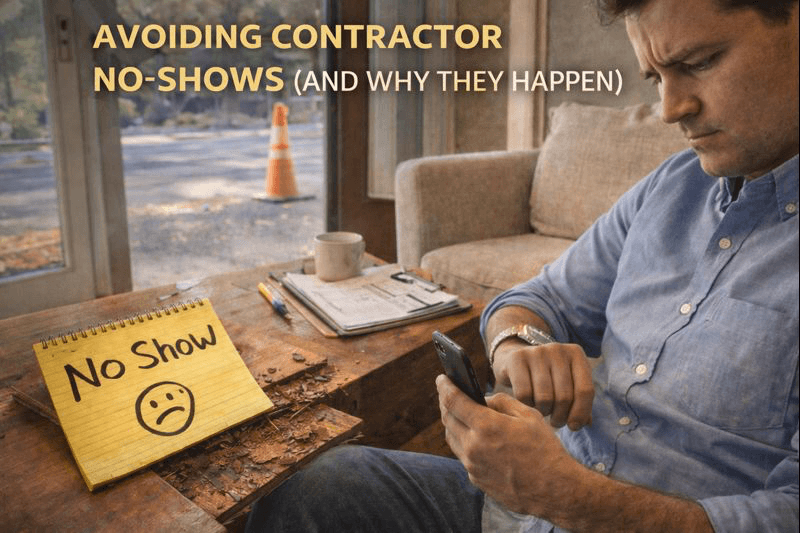 Avoiding Contractor No-Shows (And Why They Happen) - Tennessee flooring guide and tips