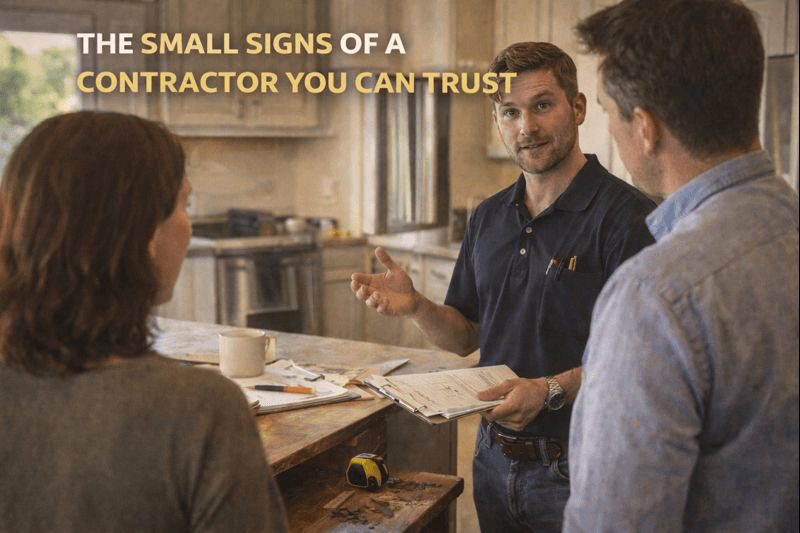 The Small Signs of a Contractor You Can Trust - Tennessee flooring article